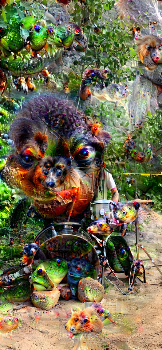 Deep dreaming drumming 