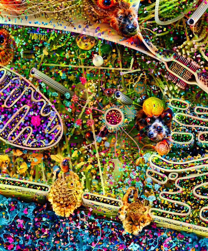 3D ultrastructure eukaryotic cell