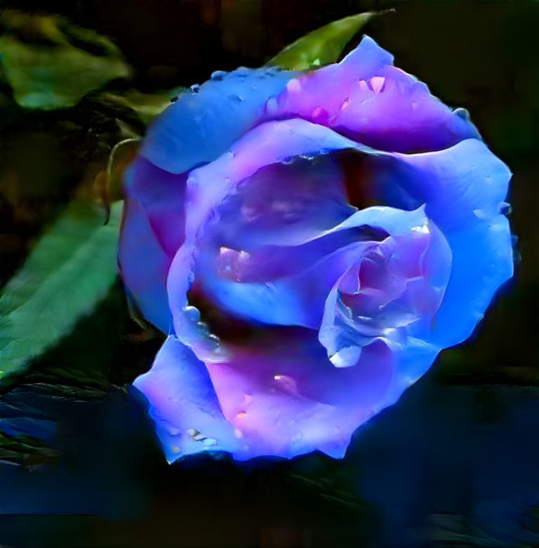 Lovely Blue Rose