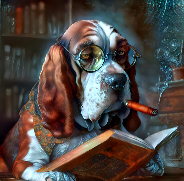 Studious Hound 