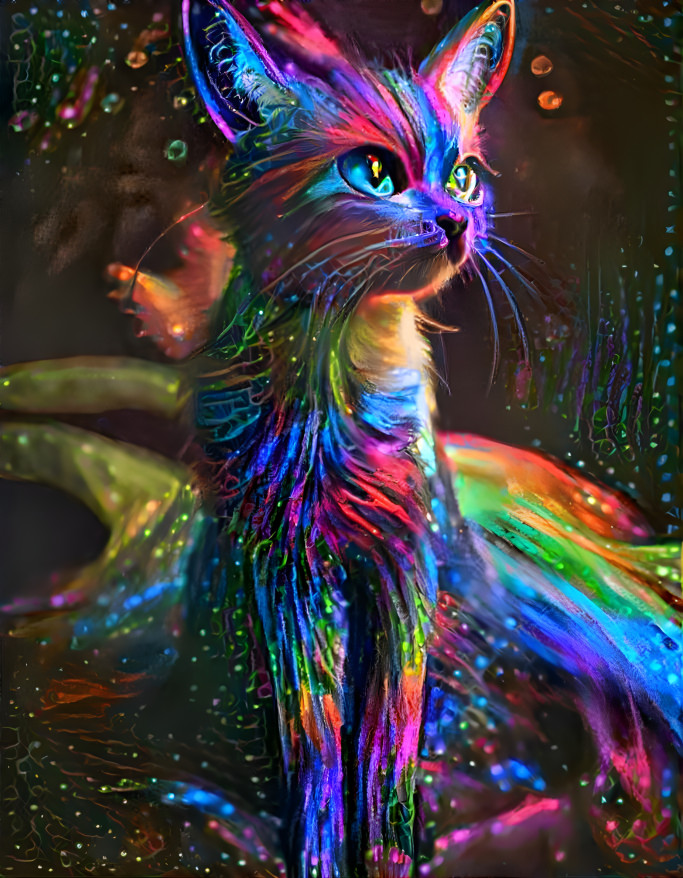 Psychedelic puss