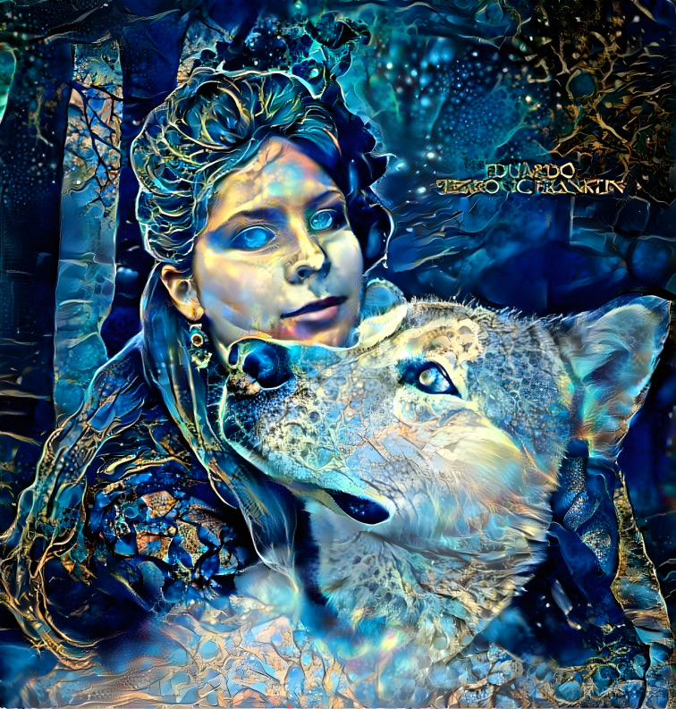 Girl and her Wolf