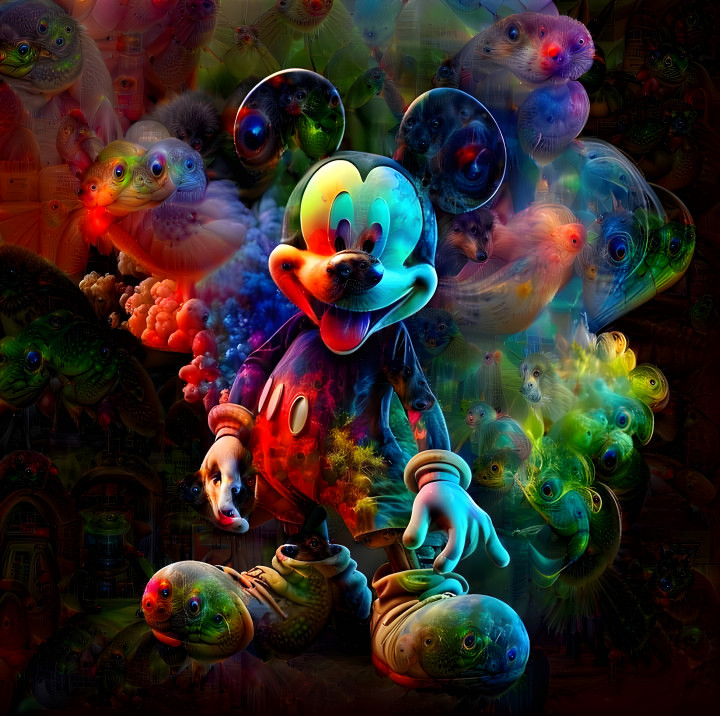 Psychedelic Mickey Mouse 