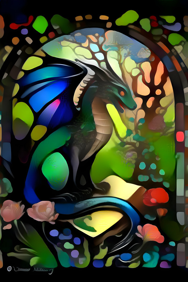 Stained Glass Dragon 