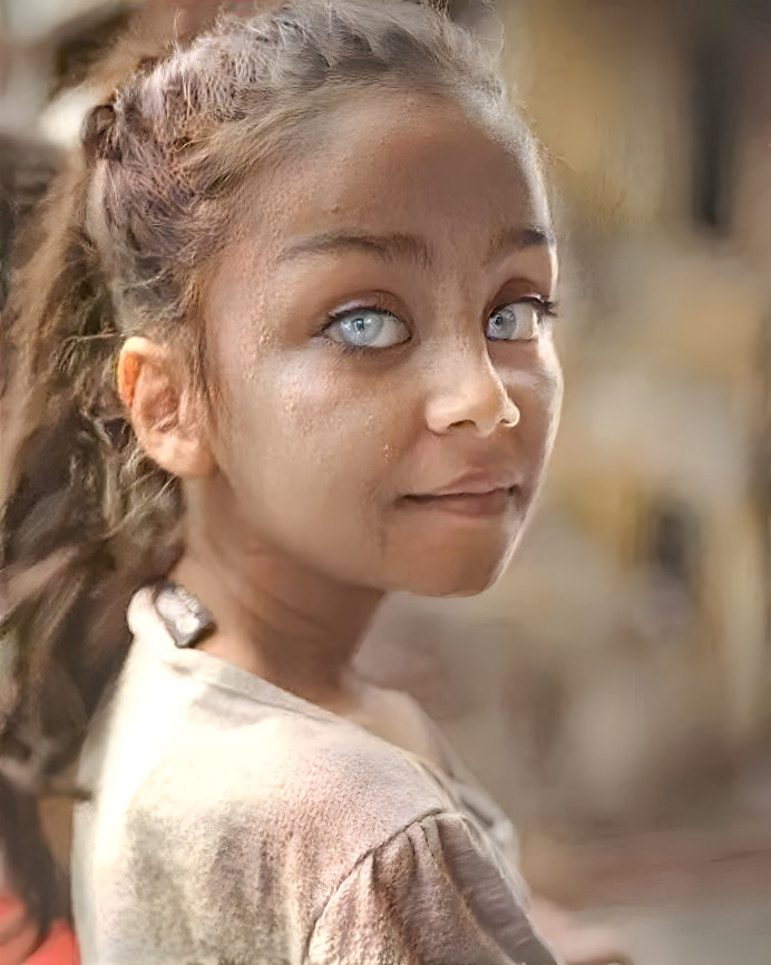 Beautiful Child w/Amazing Eyes 