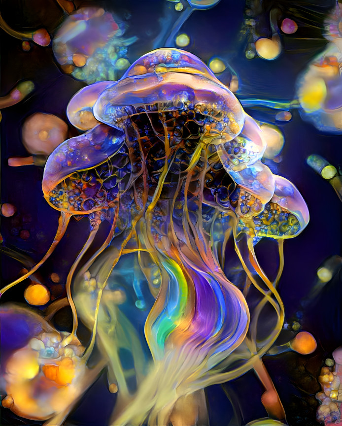 Psychedelic Jelly Fishes