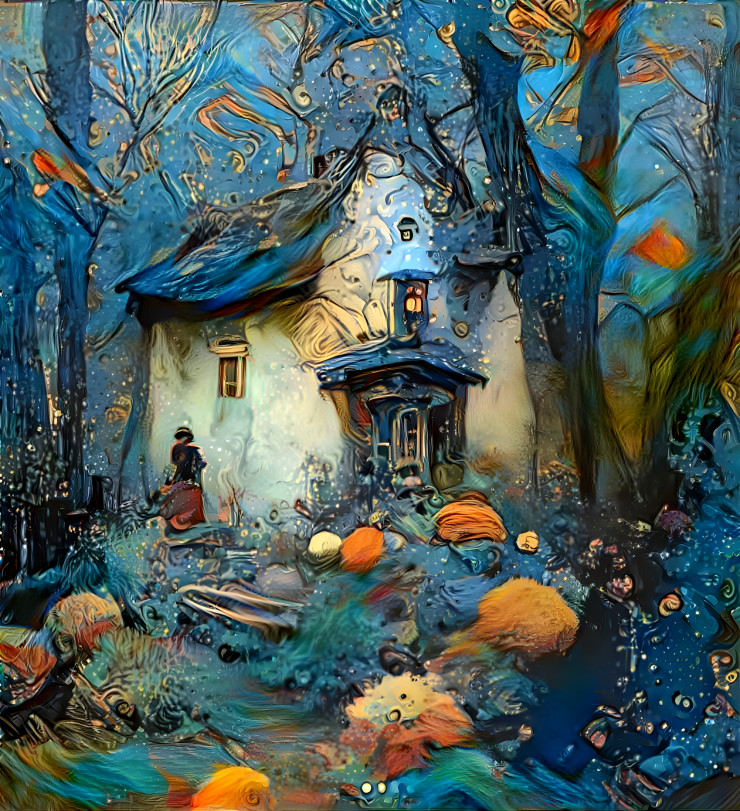 Haunted Cottage in the Forest