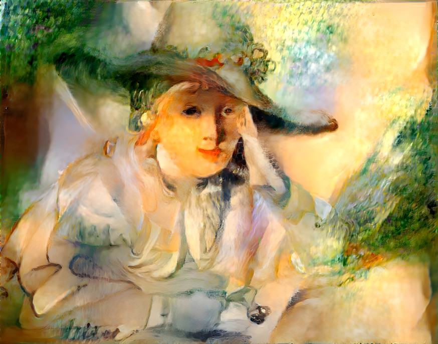 Yoing girl in a hat, inspired by Rembrandt