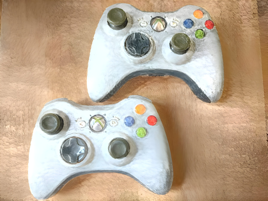 Van Gogh Xbox 360 controllers