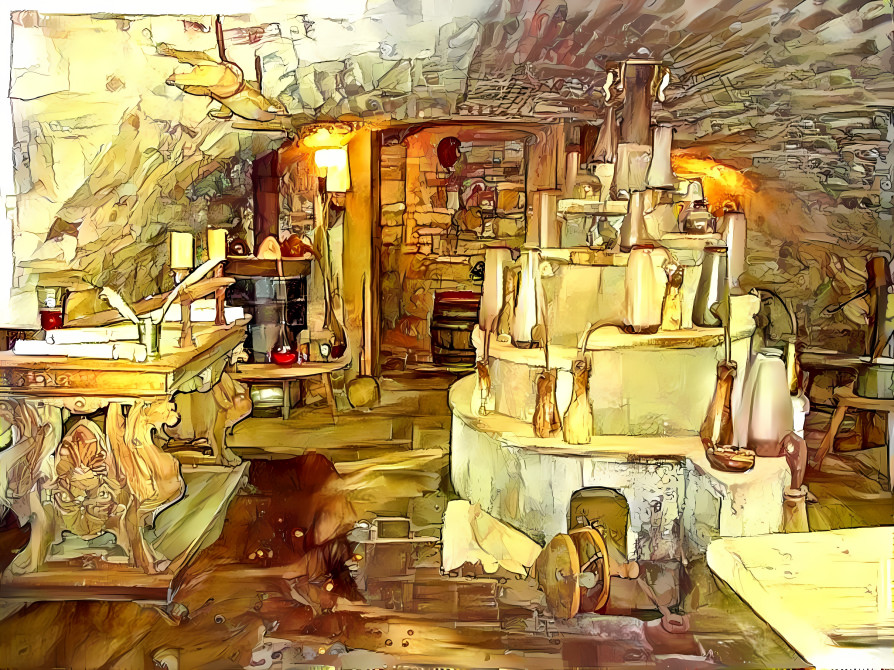 Alchemist’s laboratory 