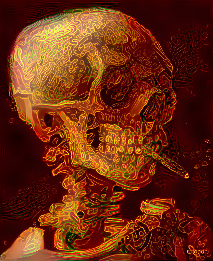 Skull Smoking