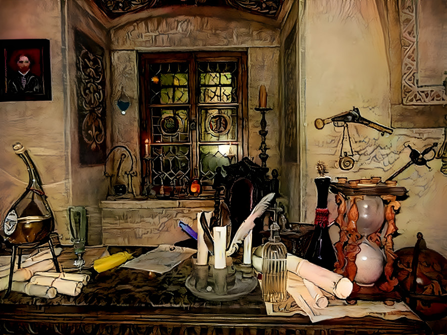 Alchemist's desk