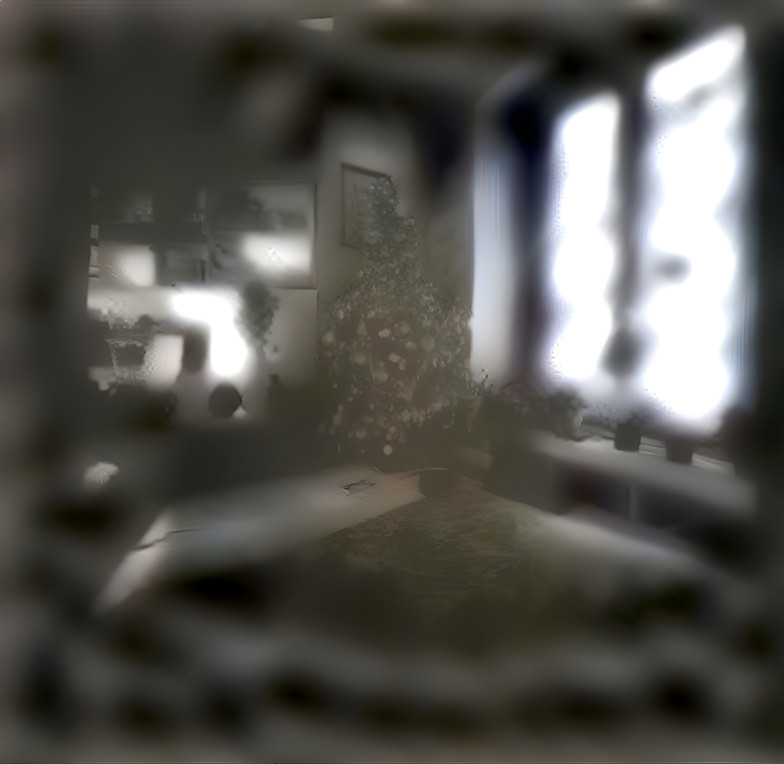 Pinhole photo with christmas tree 3