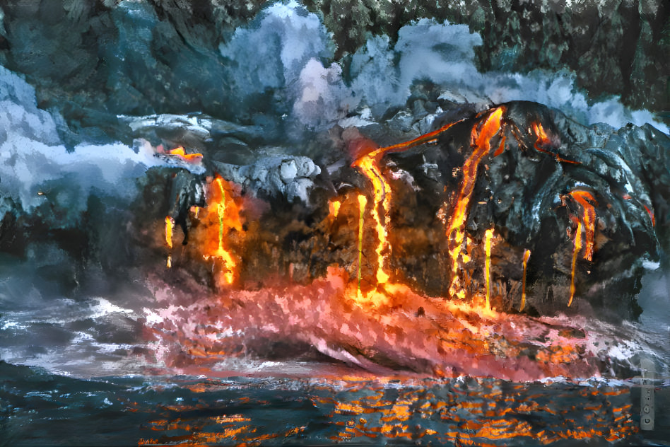 Lava flow