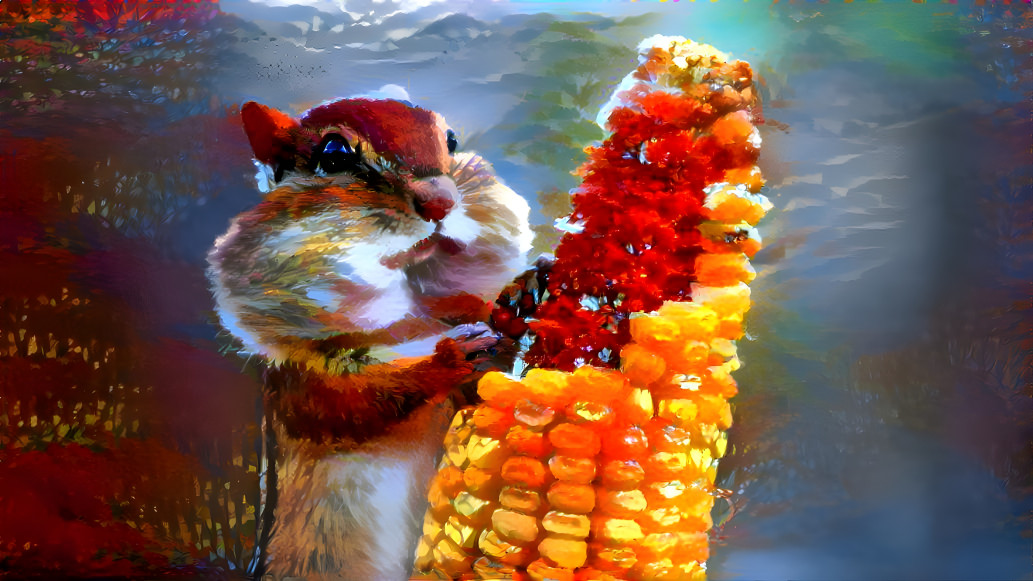 corn and the squirrel