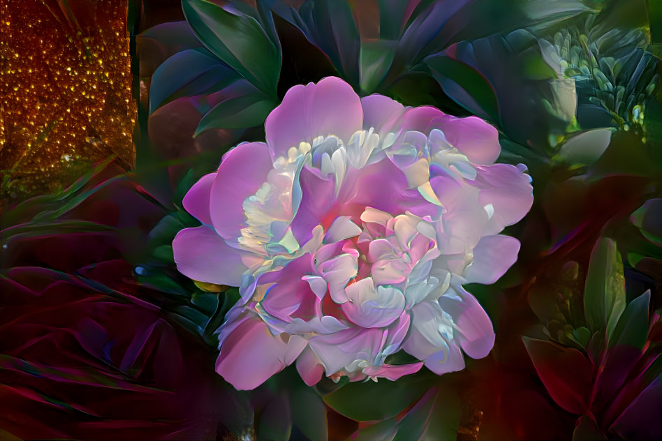 Glowing Peony