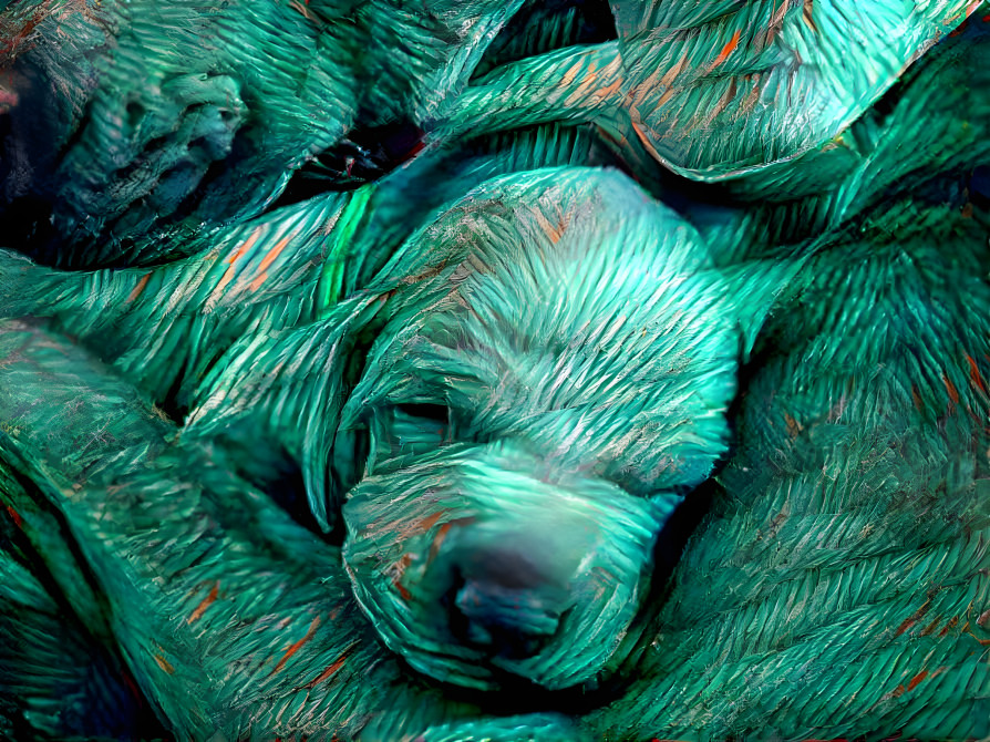 woven dog