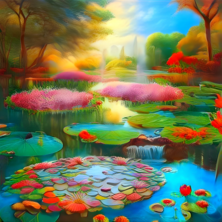 beautiful pond