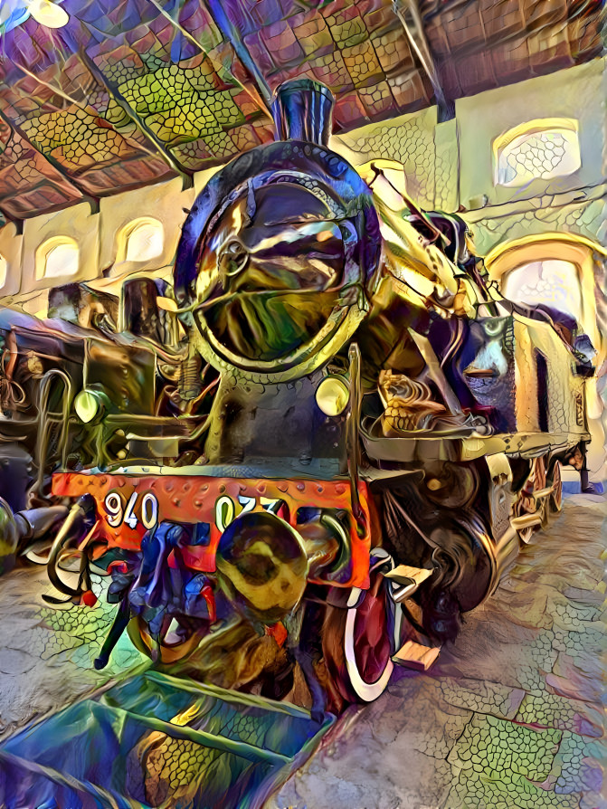 Vintage locomotive