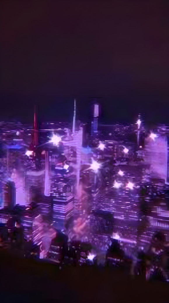 purple city aesthetic