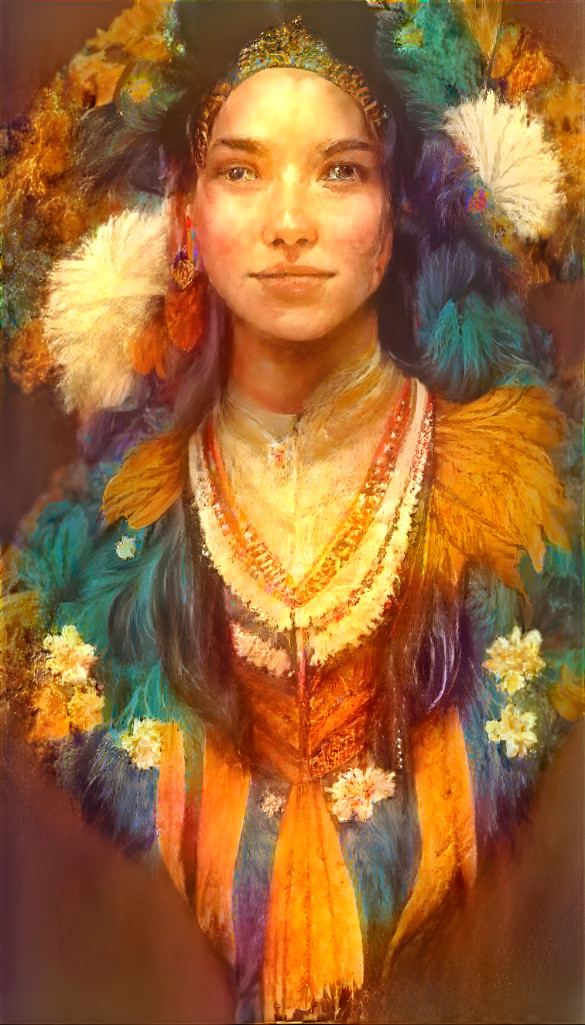 Beautiful Native American Woman