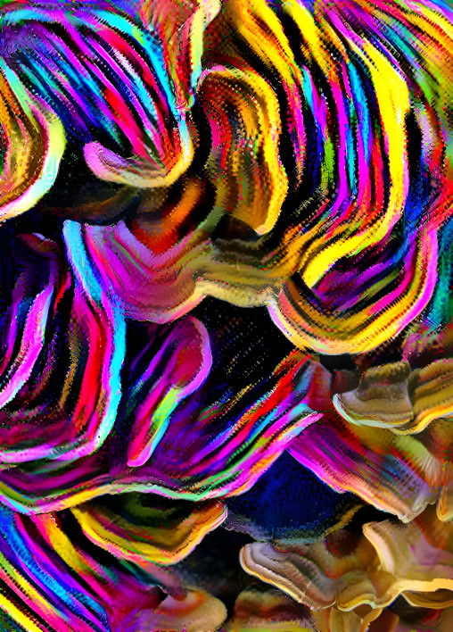 Waves of mushrooms