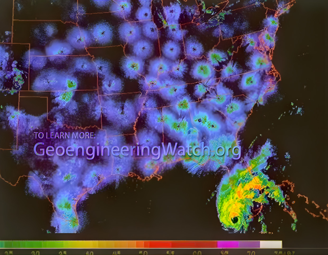 Cloud donuts/lines = Toxic Weather Manipulation