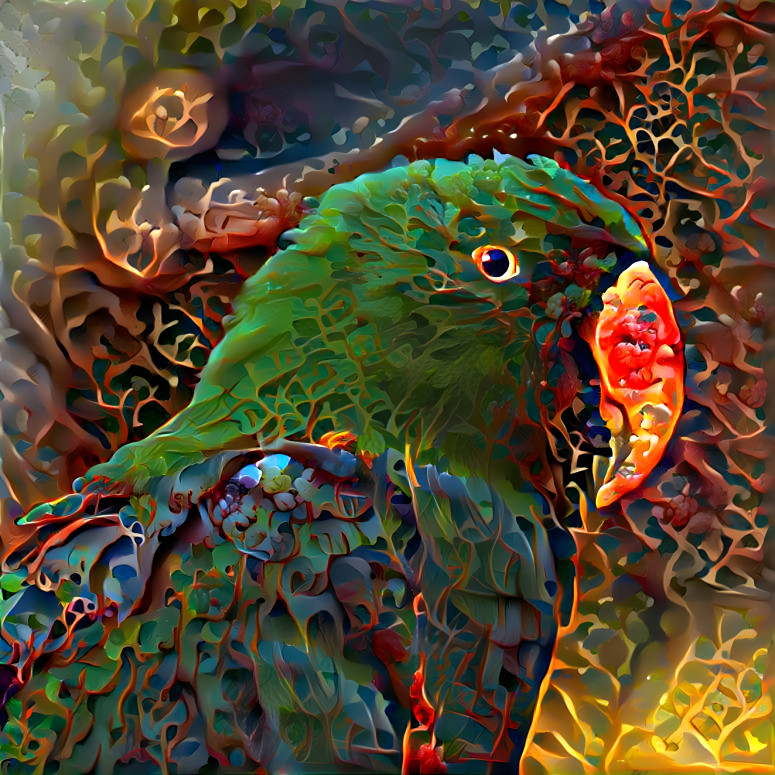 Green bird