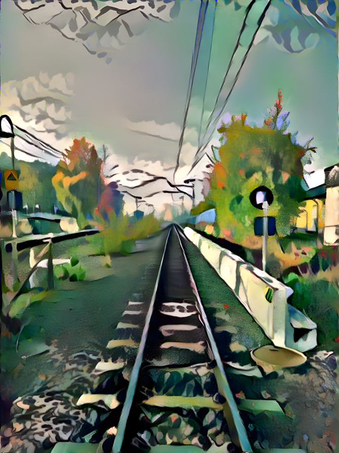 Autumn Train Tracks