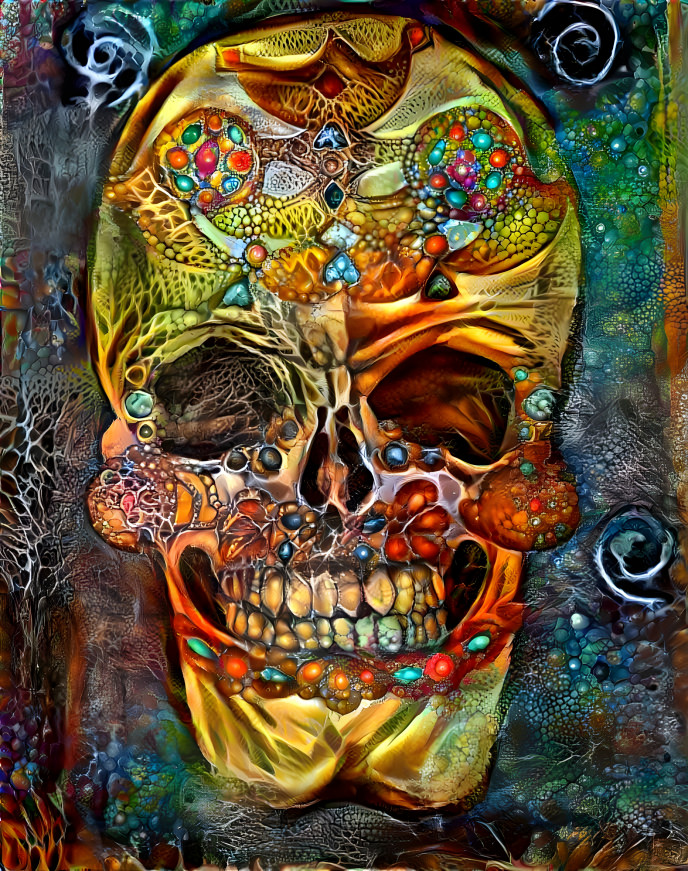 Jeweled Skull III