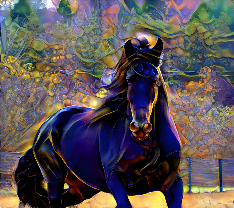 Otto P., Friesian Stallion II