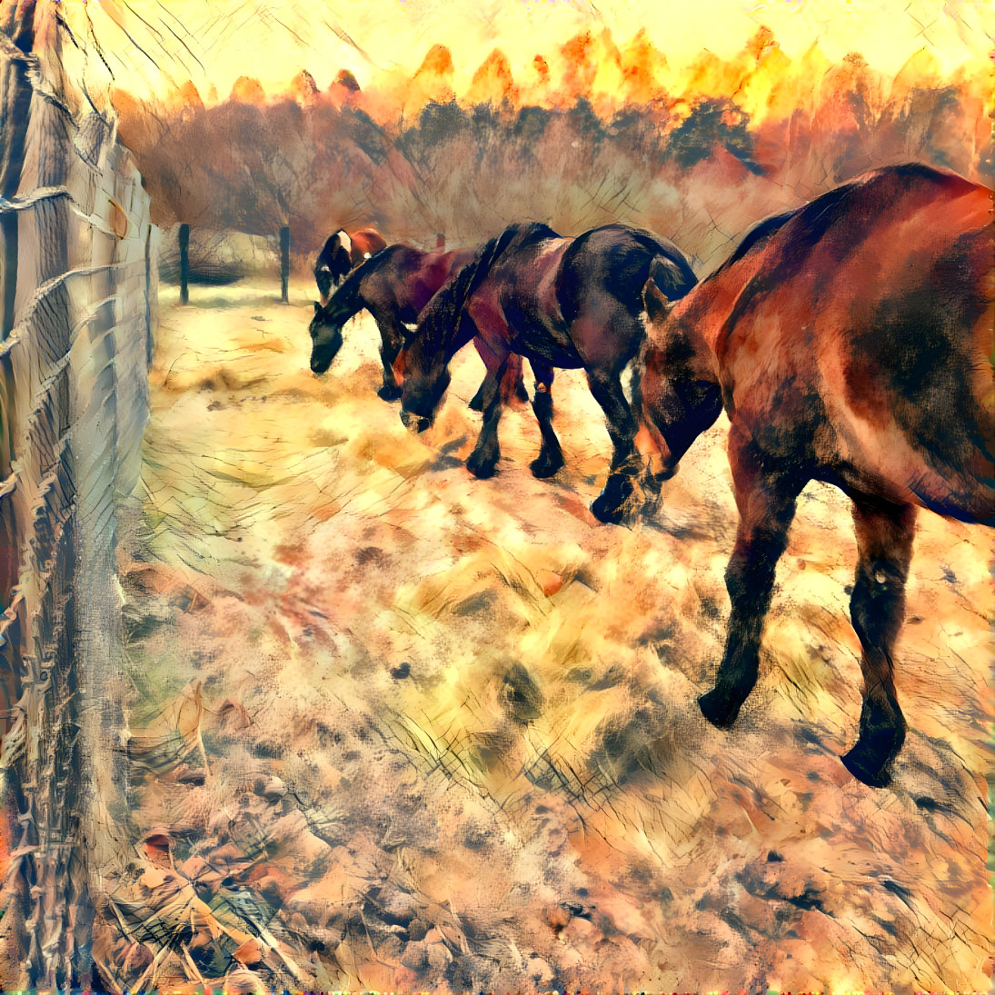 Hay Feeding Time