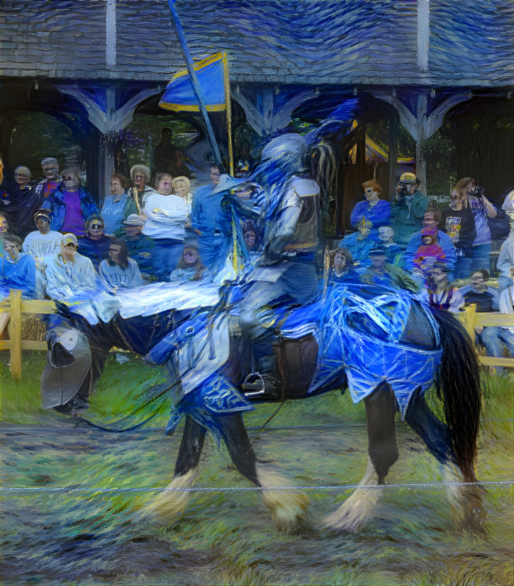 Blue knight