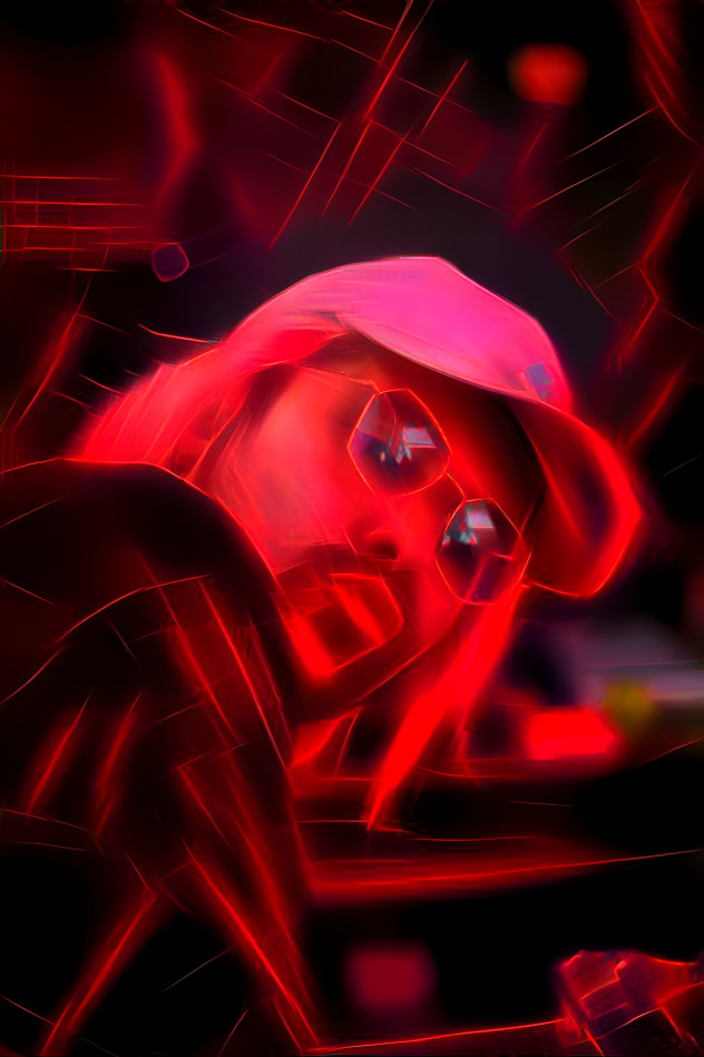 neon man