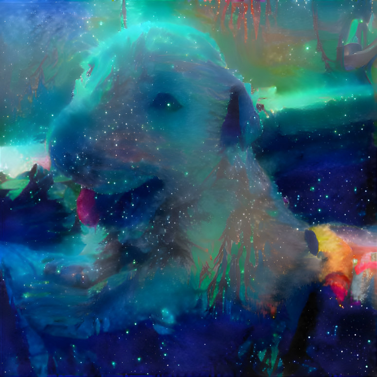 Galaxy forest dog :)