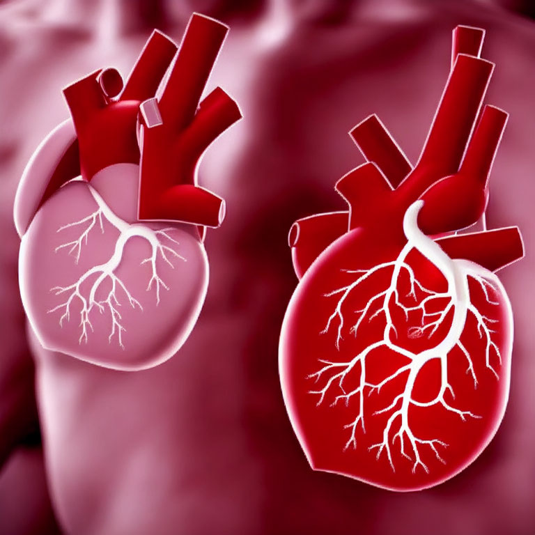 Visual Comparison: Healthy vs. Coronary Artery Disease Heart