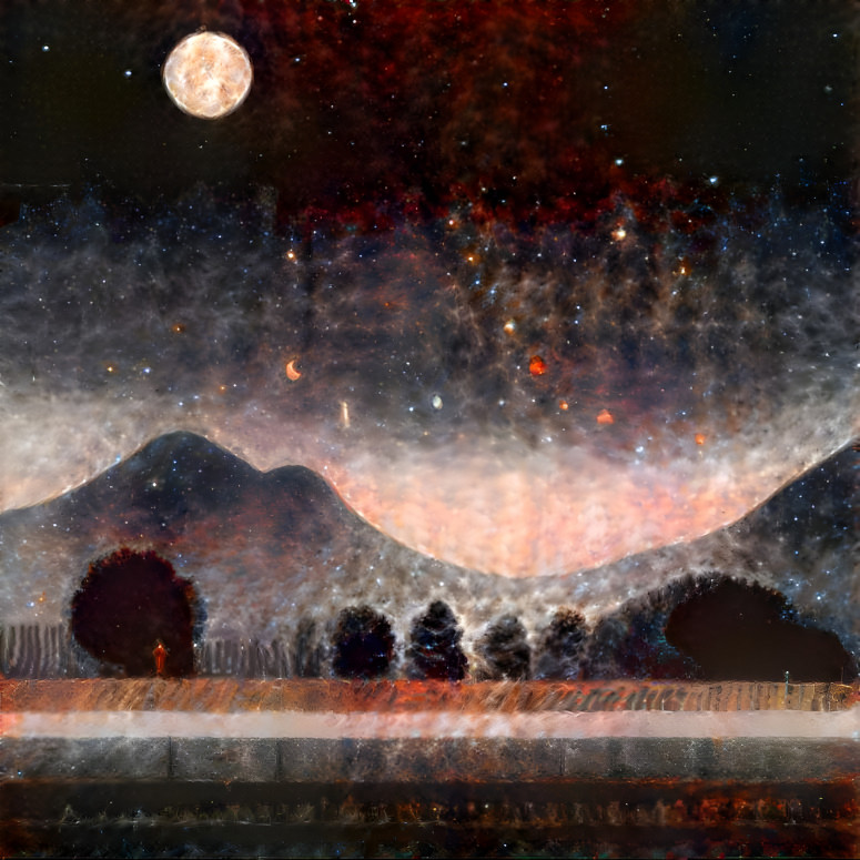 Woodblock Night Landscape 3