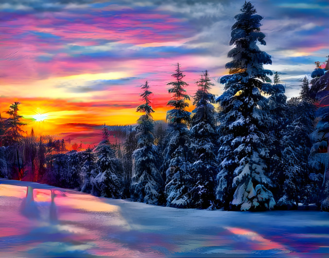 Winter Sunset