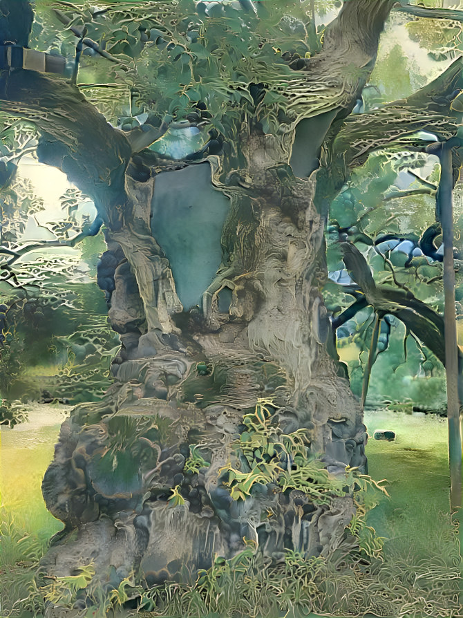 a very old tree