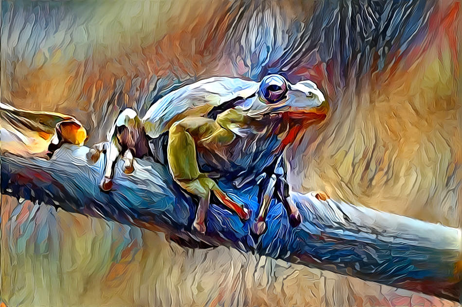 a frog