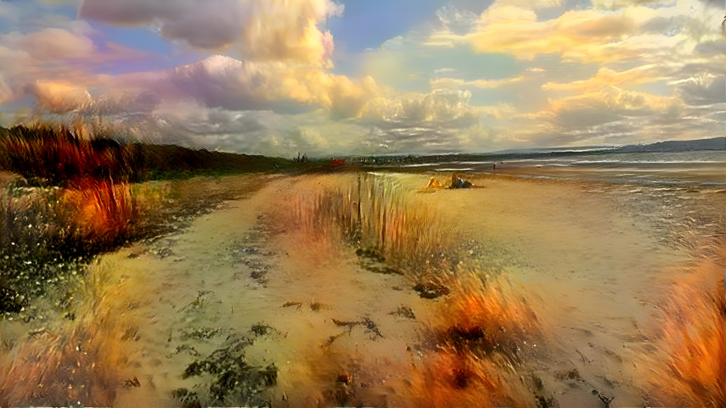 looking towards Prestwick from the beach stunning 