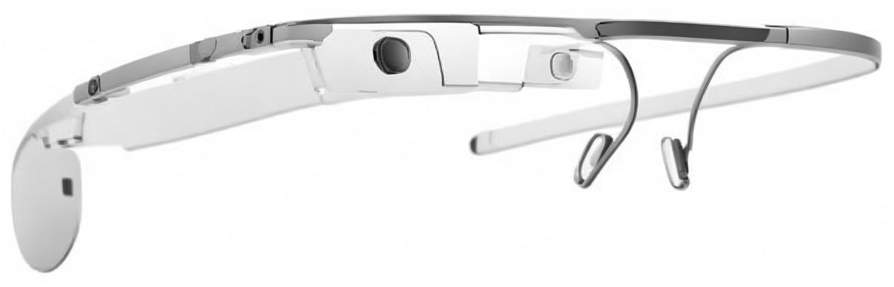 Wearable computer glasses with camera and transparent display