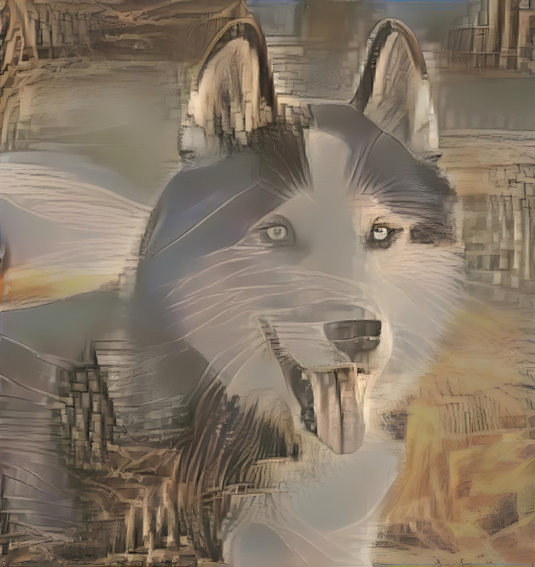 husky art