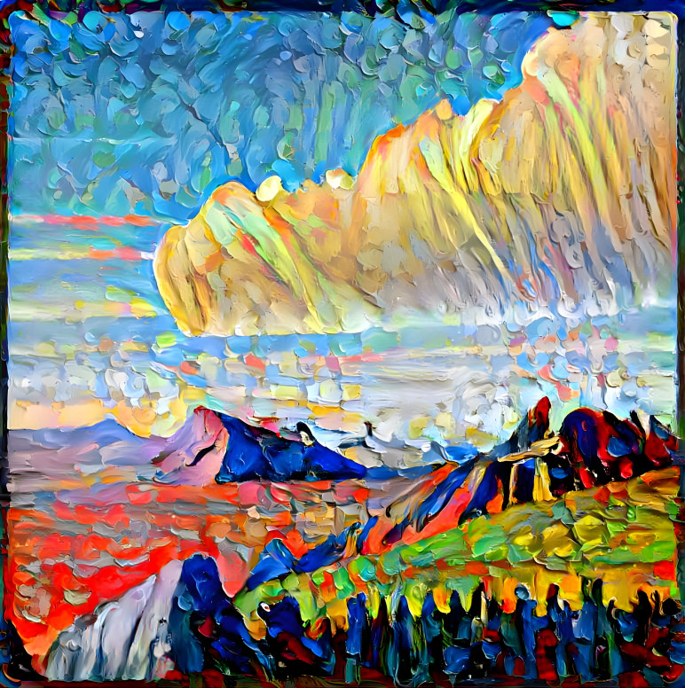 Mountains in Bold Strokes