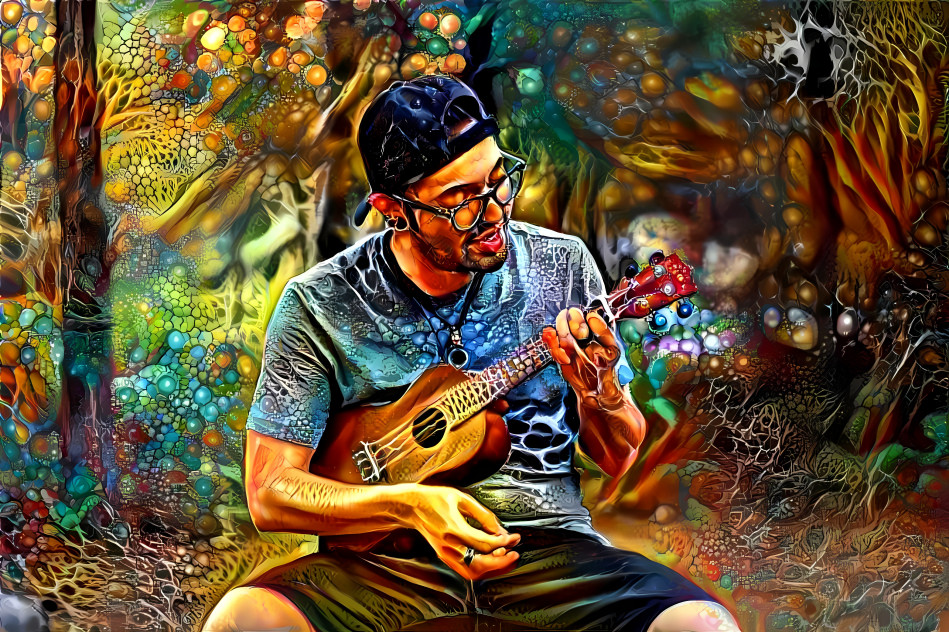 Ukulele In The Woods