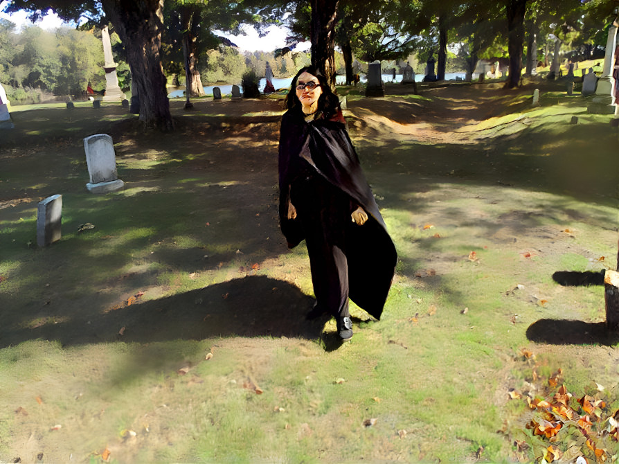 Caped Cemetery Crusader