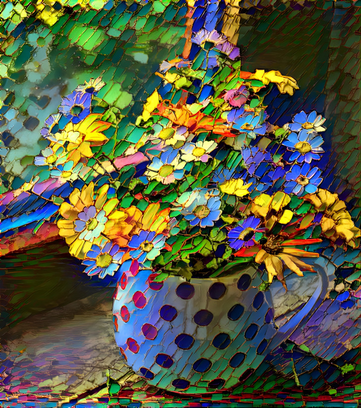 Flowers mosaic