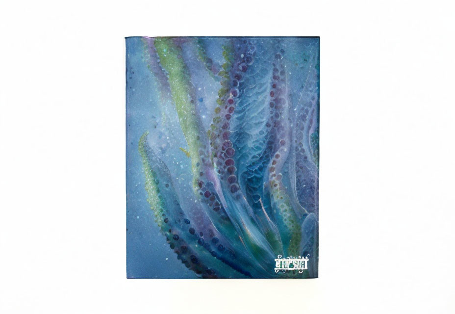 Blue Octopus Tentacle Art Journal with Logo on Cover