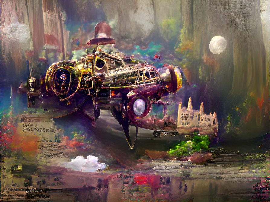 My Steampunk spaceship 