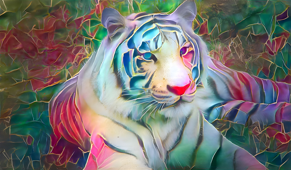 Colorful tiger